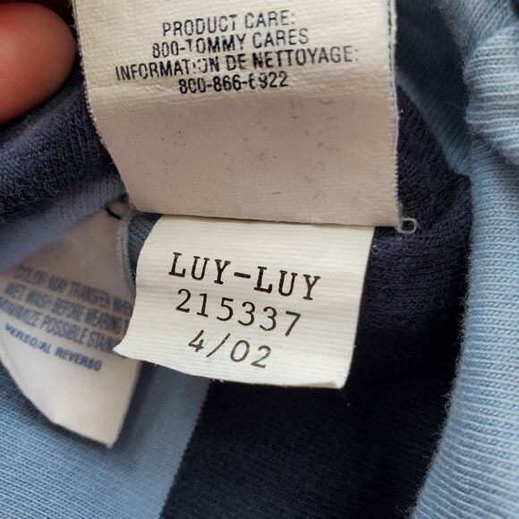 Tommy Hilfiger Y2K Vintage Womens Denim Blue Jean Jacket Large Pockets Flag Logo - Picture 9 of 12